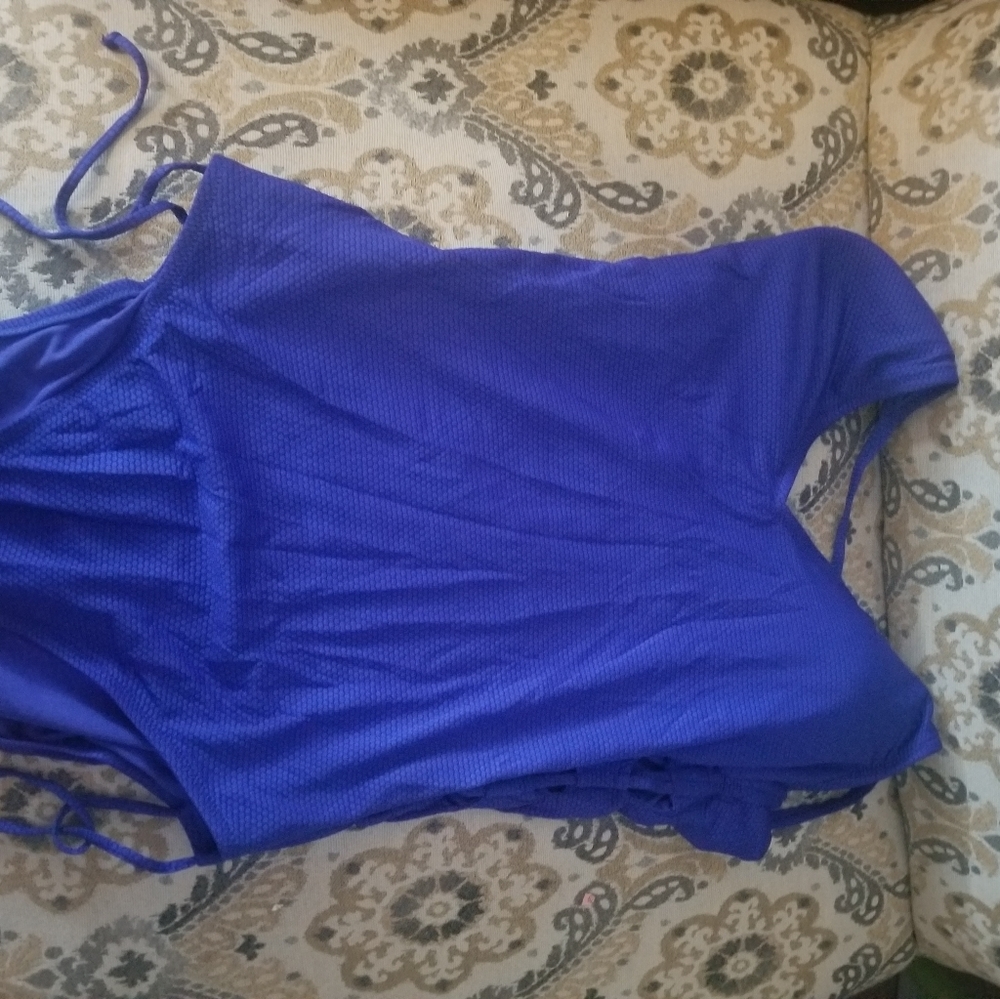 Blue bathing suit. XL Long
